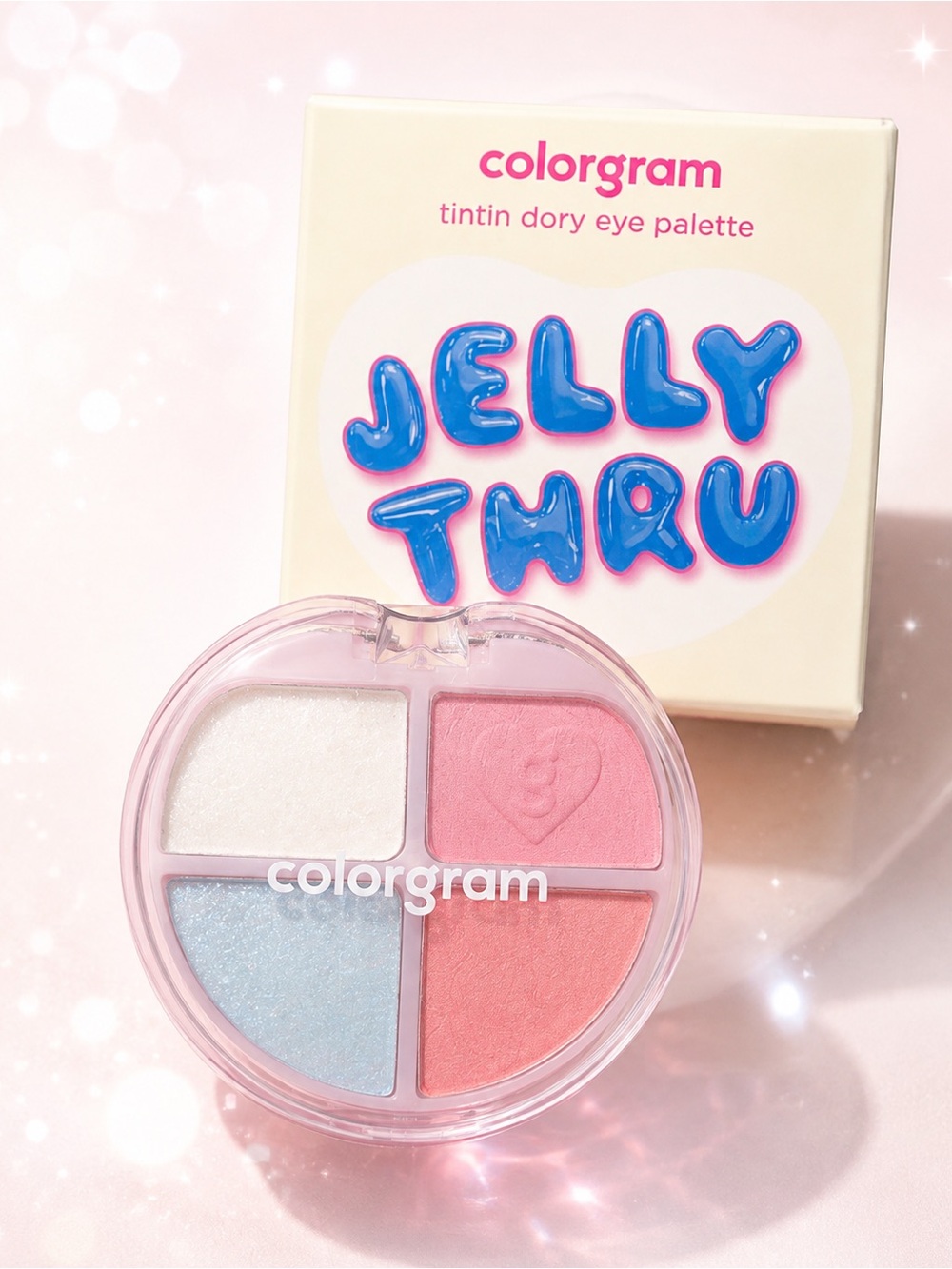 Colorgram Tintin Dory Eye Palette Jelly Thru K-Beauty Eyeshadow NIB NWT - Picture 3 of 9